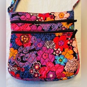Vera Bradley Triple Zip Crossbody bag